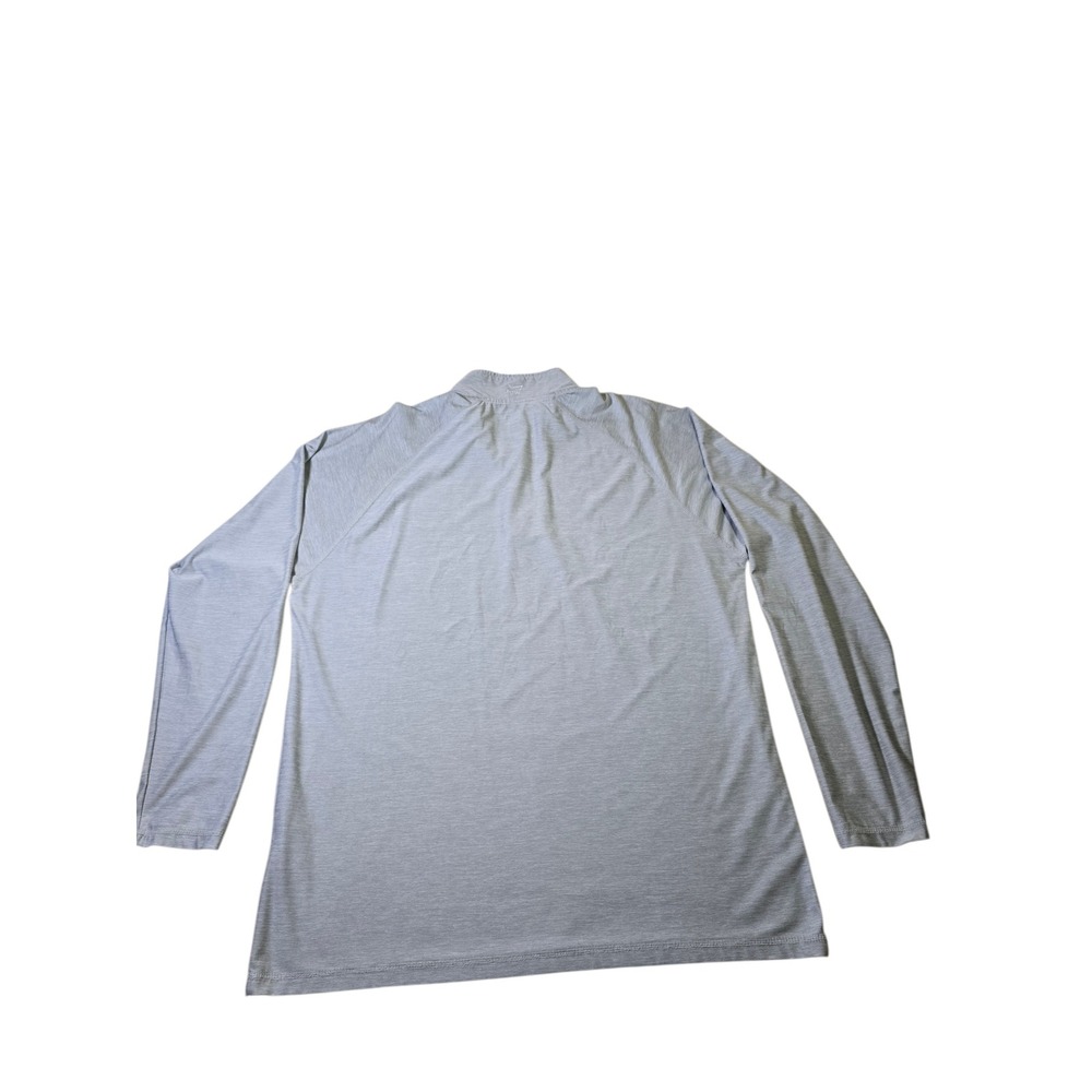 TGW Mens 1/4 Zip Golf Pullover Light Gray Heathered Long Sleeve Performance XL - Picture 6 of 6